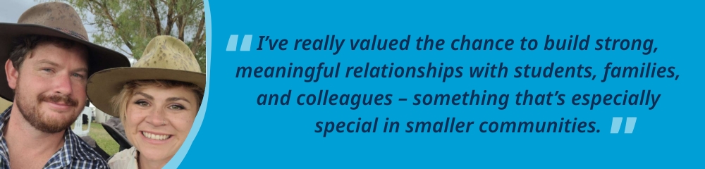 ‘I’ve really valued the chance to build strong, meaningful relationships with students, families and colleagues...