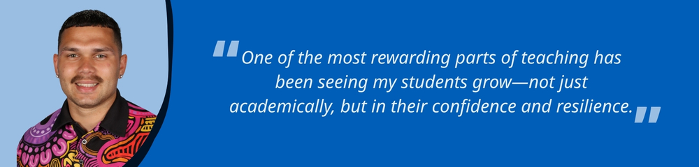 One of the most rewarding parts of teaching has been seeing my students grow—not just academically, but in their confidence